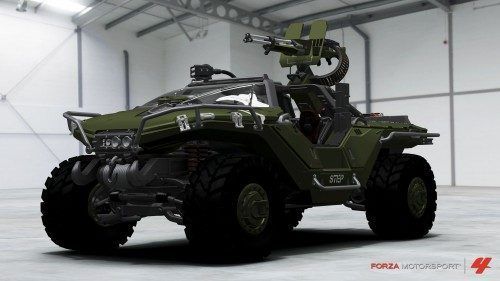 El Warthog de Halo descrito por el presentador de Top Gear usando el modo Auto Vista de Forza 4