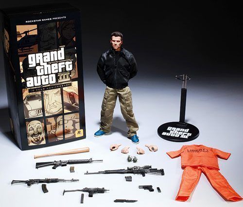 Figura de Claude para el décimo aniversario de GTA III Figura de Claude para el décimo aniversario de GTA III