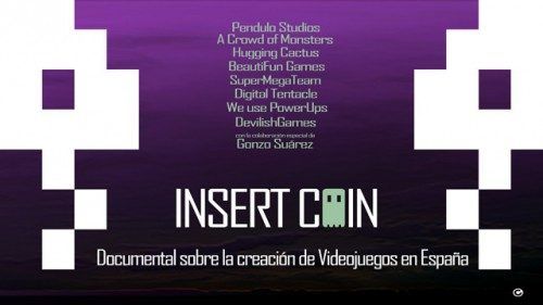 Cartel del documental Insert Coin