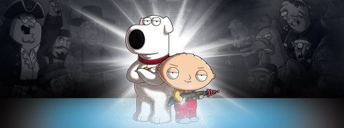 Brian y Stewie masacrando en el Multiverso