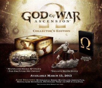 Edición de Coleccionista de GOW Ascension La mejor edición de GOW Ascension
