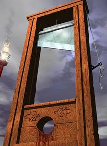 Aquí tenéis lo último en simuladores de guillotina