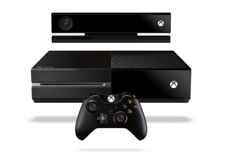 Xbox One frontal, sensor y mando