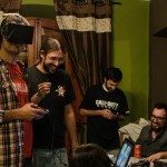 Teksait probando Oculus Rift en la Campblogger