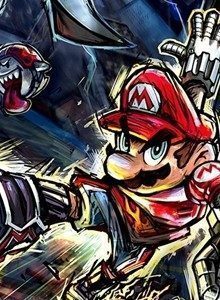 Bocetos de Mario Strikers Charged en fase de desarrollo