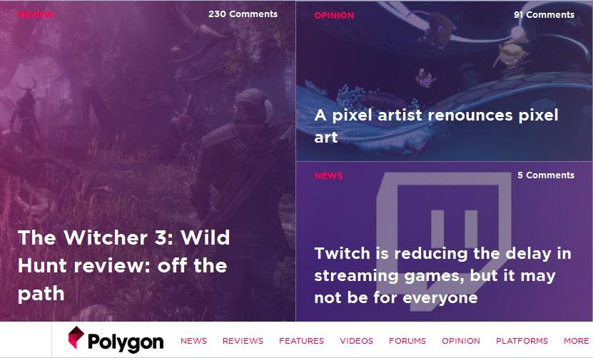 Witcher 3 en Polygon
