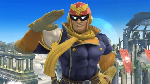 Captain_Falcon_haciendo_una_burla_en_el_Campo_de_batalla_SSB4_(Wii_U)