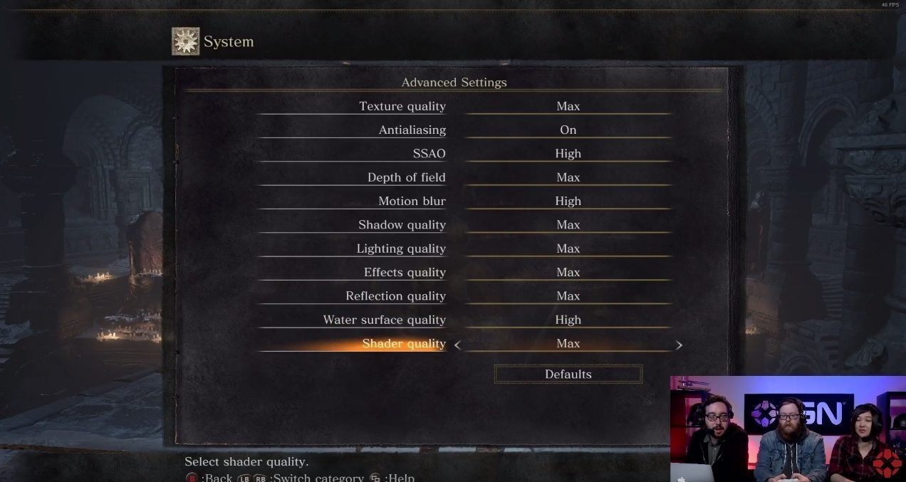 Dark Souls 3 opciones gráficas