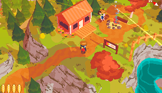 A Short Hike: oficina de turismo del bosque