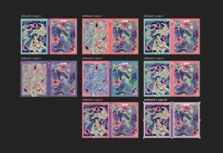 Diseños alternativos de la portada