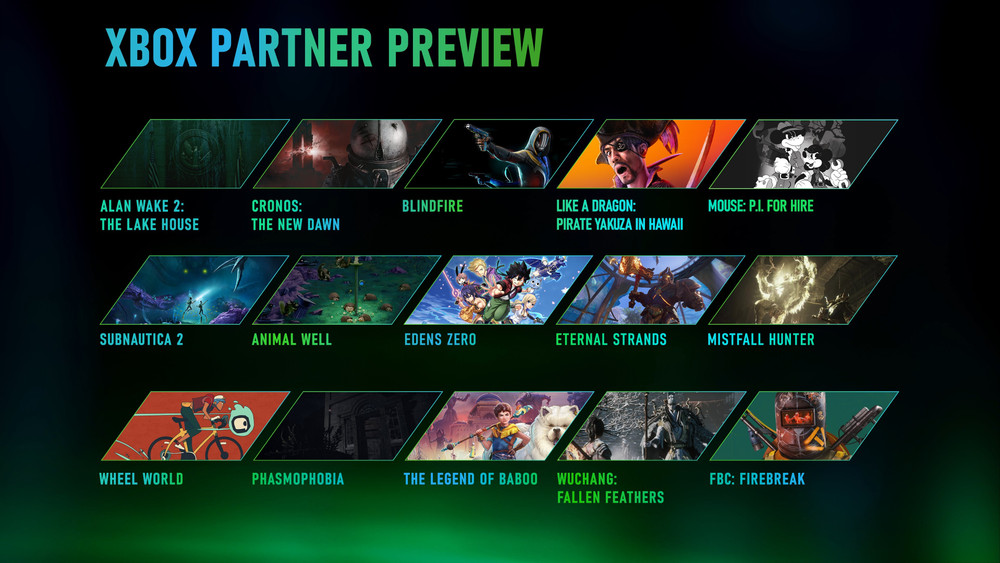 xbox partner preview games
