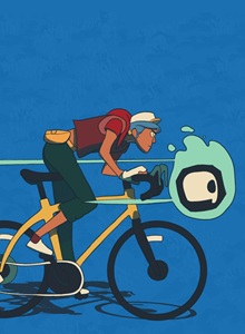 Wheel World, compitiendo tranquilamente